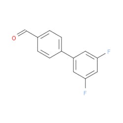 Aobchem&nbsp;3  5 -Difluoro-[1 1 -biphenyl]-4-carbaldehyde | ≥97% | CAS 221018-03-7 | C13H8F2O | 10g