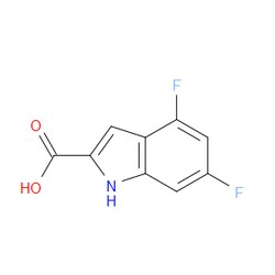 Aobchem&nbsp;4 6-Difluoro-1H-indole-2-carboxylic acid | ≥97% | CAS 247564-66-5 | C9H5F2NO2 | 100g