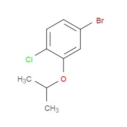Aobchem&nbsp;4-Bromo-1-chloro-2-(propan-2-yloxy)benzene | ≥97% | CAS 637022-52-7 | C9H10BrClO | 25g