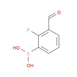 Aobchem&nbsp;2-Fluoro-3-formylphenylboronic acid | ≥97% | CAS 849061-98-9 | C7H6BFO3 | 25g