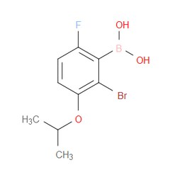 Aobchem&nbsp;2-Bromo-6-fluoro-3-isopropoxyphenylboronic acid | ≥97% | CAS 1072951-75-7 | C9H11BBrFO3 | 10g