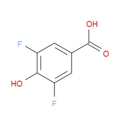Aobchem&nbsp;3 5-Difluoro-4-hydroxybenzoic acid | ≥97% | CAS 74799-63-6 | C7H4F2O3 | 25g