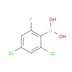 Aobchem&nbsp;2 4-Dichloro-6-fluorophenylboronic acid | ≥95% | CAS 1160561-26-1 | C6H4BCl2FO2 | 25g