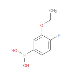 Aobchem&nbsp;3-Ethoxy-4-fluorophenylboronic acid | ≥97% | CAS 900174-65-4 | C8H10BFO3 | 25g