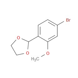 Aobchem&nbsp;2-(4-Bromo-2-methoxyphenyl)-[1 3]dioxolane | ≥95% | CAS 109142-86-1 | C10H11BrO3 | 25g