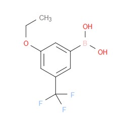 Aobchem&nbsp;3-Ethoxy-5-trifluoromethylphenylboronic acid | ≥97% | CAS 871332-96-6 | C9H10BF3O3 | 25g