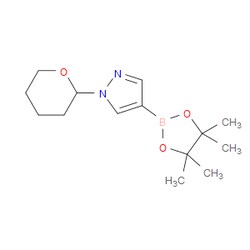 Aobchem&nbsp;1-(Tetrahydro-2H-pyran-2-yl)-4-(4 4 5 5-tetramethyl-1 3 2-dioxaborolan-2-yl)-1H-pyrazole | ≥97% | CAS 1003846-21-6 | C14H23BN2O3 | 25g