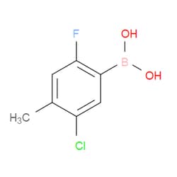 Aobchem&nbsp;5-Chloro-2-fluoro-4-methylphenylboronic acid | ≥97% | CAS 1072952-42-1 | C7H7BClFO2 | 10g