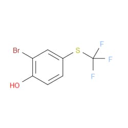 Aobchem&nbsp;2-Bromo-4-((trifluoromethyl)thio)phenol | ≥95% | CAS 2969332-30-5 | C7H4BrF3OS | 10g