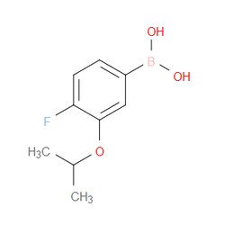 Aobchem&nbsp;4-Fluoro-3-isopropoxyphenylboronic acid | ≥97% | CAS 1451390-94-5 | C9H12BFO3 | 25g