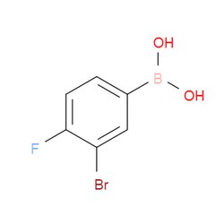 Aobchem&nbsp;3-Bromo-4-fluorophenylboronic acid | ≥97% | CAS 1092533-91-9 | C6H5BBrFO2 | 25g