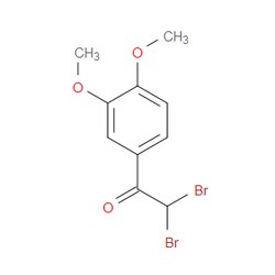 Aobchem&nbsp;2 2-Dibromo-1-(3 4-dimethoxyphenyl)ethanone | ≥95% | CAS 63987-72-4 | C10H10Br2O3 | 25g