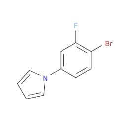 Aobchem&nbsp;1-(4-Bromo-3-fluorophenyl)-1H-pyrrole | ≥95% | CAS 1352213-98-9 | C10H7BrFN | 10g