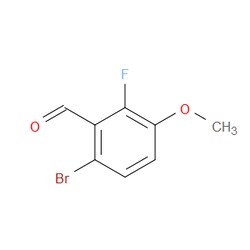 Aobchem&nbsp;6-Bromo-2-fluoro-3-methoxybenzaldehyde | ≥97% | CAS 853792-27-5 | C8H6BrFO2 | 25g