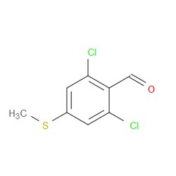 Aobchem&nbsp;2 6-Dichloro-4-(methylthio)benzaldehyde | ≥97% | CAS 616196-04-4 | C8H6Cl2OS | 25g