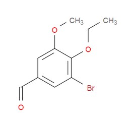 Aobchem&nbsp;3-Bromo-4-ethoxy-5-methoxybenzaldehyde | ≥95% | CAS 90109-65-2 | C10H11BrO3 | 10g