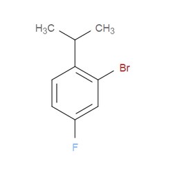 Aobchem&nbsp;2-Bromo-4-fluoro-1-(1-methylethyl)-benzene | ≥97% | CAS 112611-88-8 | C9H10BrF | 10g