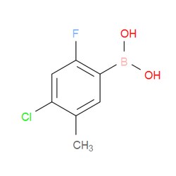 Aobchem&nbsp;4-Chloro-2-fluoro-5-methylphenylboronic acid | ≥97% | CAS 325786-09-2 | C7H7BClFO2 | 25g
