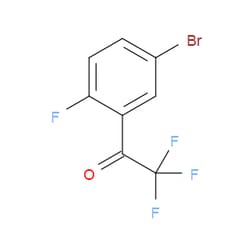 Aobchem&nbsp;1-(5-Bromo-2-fluorophenyl)-2 2 2-trifluoroethanone | ≥95% | CAS 617706-15-7 | C8H3BrF4O | 25g