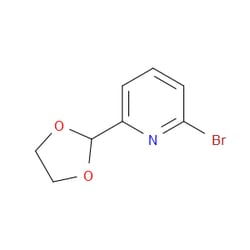 Aobchem&nbsp;6-Bromo-2-(1 3-dioxolan-2-yl)pyridine | ≥97% | CAS 34199-87-6 | C8H8BrNO2 | 10g
