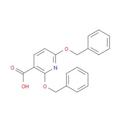 Aobchem&nbsp;2 6-Bis(benzyloxy)nicotinic acid | ≥97% | CAS 16727-48-3 | C20H17NO4 | 10g