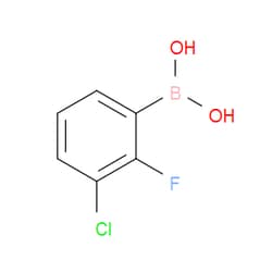 Aobchem&nbsp;3-Chloro-2-fluorophenylboronic acid | ≥97% | CAS 352535-82-1 | C6H5BClFO2 | 25g