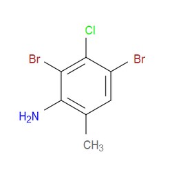 Aobchem&nbsp;2 4-Dibromo-3-chloro-6-methylaniline | ≥95% | CAS 89794-16-1 | C7H6Br2ClN | 25g