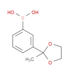 Aobchem&nbsp;[3-(2-METHYL-1 3-DIOXOLAN-2-YL)PHENYL]BORONIC ACID | ≥95% | CAS 850568-50-2 | C10H13BO4 | 25g