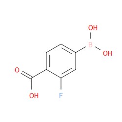 Aobchem&nbsp;4-Carboxy-3-fluorophenylboronic acid | ≥97% | CAS 120153-08-4 | C7H6BFO4 | 10g