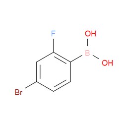 Aobchem&nbsp;4-Bromo-2-fluorophenylboronic acid | ≥97% | CAS 216393-64-5 | C6H5BBrFO2 | 25g