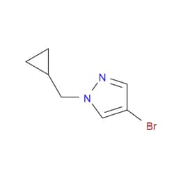 Aobchem&nbsp;4-Bromo-1-(cyclopropylmethyl)-1H-pyrazole | ≥95% | CAS 1216152-26-9 | C7H9BrN2 | 25g