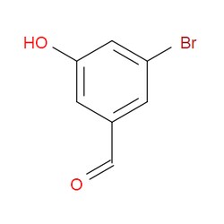 Aobchem&nbsp;3-Bromo-5-hydroxybenzaldehyde |  ≥97% |  CAS 199177-26-9 |  C7H5BrO2 |  25g