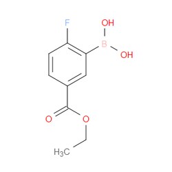 Aobchem&nbsp;5-(Ethoxycarbonyl)-2-fluorophenylboronic acid |  ≥95% |  CAS 874219-60-0 |  C9H10BFO4 |  25g