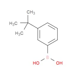 Aobchem&nbsp;3-Tert-Butylphenylboronic acid |  ≥97% |  CAS 560132-24-3 |  C10H15BO2 |  25g