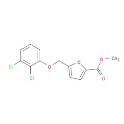 Aobchem&nbsp;Methyl 5-[(2 3-dichlorophenoxy)methyl]-2-furancarboxylate |  ≥97% |  CAS 438222-05-0 |  C13H10Cl2O4 |  5g