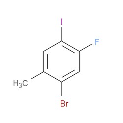 Aobchem&nbsp;1-Bromo-5-fluoro-4-iodo-2-methylbenzene |  ≥97% |  CAS 677777-56-9 |  C7H5BrFI |  1g