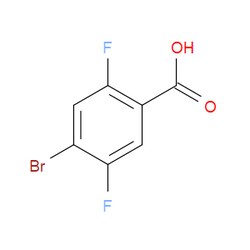 Aobchem&nbsp;4-Bromo-2 5-difluorobenzoic acid |  ≥97% |  CAS 28314-82-1 |  C7H3BrF2O2 |  100g
