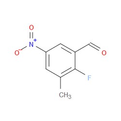 Aobchem&nbsp;2-Fluoro-3-methyl-5-nitrobenzaldehyde |  ≥97% |  CAS 1803736-34-6 |  C8H6FNO3 |  1g