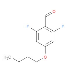 Aobchem&nbsp;4-Butoxy-2 6-difluorobenzaldehyde |  ≥97% |  CAS 1373920-93-4 |  C11H12F2O2 |  1g