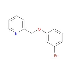 Aobchem&nbsp;2-((3-Bromophenoxy)methyl)pyridine |  ≥95% |  CAS 488799-65-1 |  C12H10BrNO |  25g