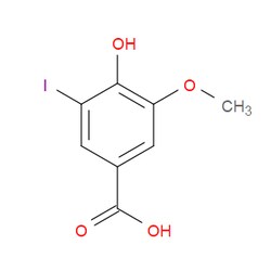 Aobchem&nbsp;4-Hydroxy-3-iodo-5-methoxybenzoic acid |  ≥97% |  CAS 98554-57-5 |  C8H7IO4 |  1g