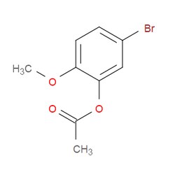 Aobchem&nbsp;1-Acetoxy-5-bromo-2-methoxybenzene |  ≥95% |  CAS 66037-04-5 |  C9H9BrO3 |  25g