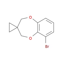 Aobchem&nbsp;6-Bromospiro[2H-1 5-benzodioxepin-3(4H) 1 -cyclopropane] |  ≥97% |  CAS 1334499-94-3 |  C11H11BrO2 |  25g