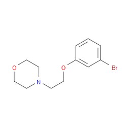 Aobchem&nbsp;4-[2-(3-Bromophenoxy)ethyl]morpholine |  ≥95% |  CAS 435283-95-7 |  C12H16BrNO2 |  1g