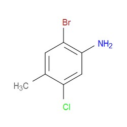 Aobchem&nbsp;2-Bromo-5-chloro-4-methylaniline |  ≥97% |  CAS 102170-52-5 |  C7H7BrClN |  5g