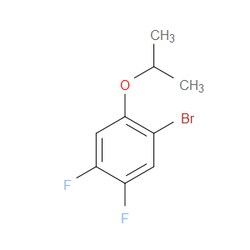 Aobchem&nbsp;2-(2-Bromo-4 5-difluorophenoxy)propane |  ≥97% |  CAS 1266253-67-1 |  C9H9BrF2O |  5g
