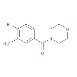 Aobchem&nbsp;((4-Bromo-3-methylphenyl)carbonyl)morpholine |  ≥97% |  CAS 149105-06-6 |  C12H14BrNO2 |  1g