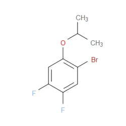 Aobchem&nbsp;2-(2-Bromo-4 5-difluorophenoxy)propane |  ≥97% |  CAS 1266253-67-1 |  C9H9BrF2O |  500mg