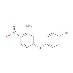 Aobchem&nbsp;4-(4-Bromophenoxy)-2-methyl-1-nitrobenzene |  ≥97% |  CAS 163258-52-4 |  C13H10BrNO3 |  500mg