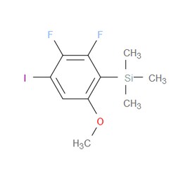 Aobchem&nbsp;(2 3-Difluoro-4-iodo-6-methoxyphenyl)trimethylsilane |  ≥97% |  CAS 2734775-39-2 |  C10H13F2IOSi |  5g